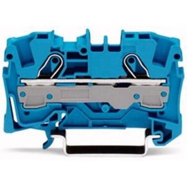 WAGO 2006-1204 2-L-FV Through Clamp Blue