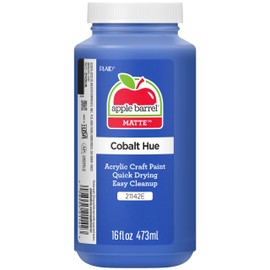 Apple Barrel 21142 - Pintura acrílica en varios colores (16 onzas), color azul cobalto