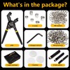 zonglan Heavy Duty Grommet Tool Kit of 1/2" 5/16" and