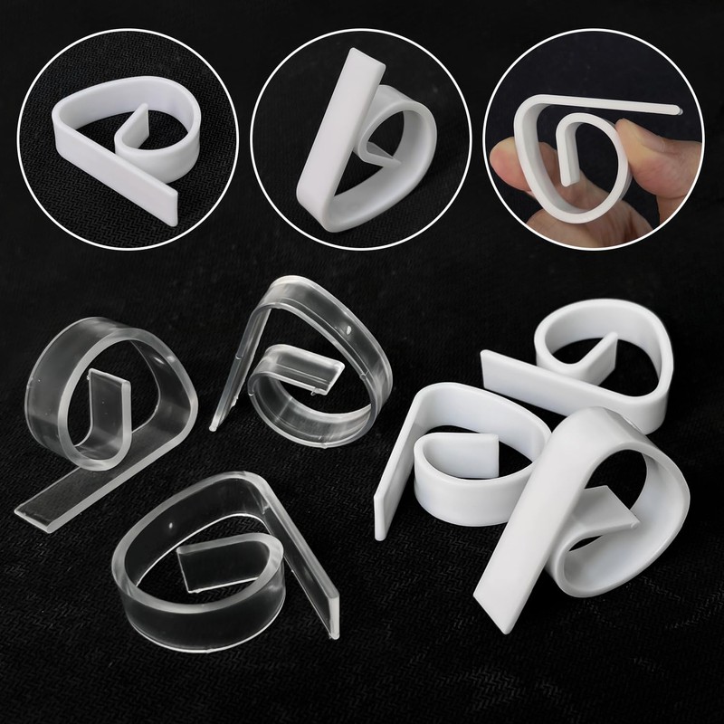 GVSAVY 36pcs Tablecloth Clips, Plastic Tablecloth Clips, Thick Tablecloth Clips,