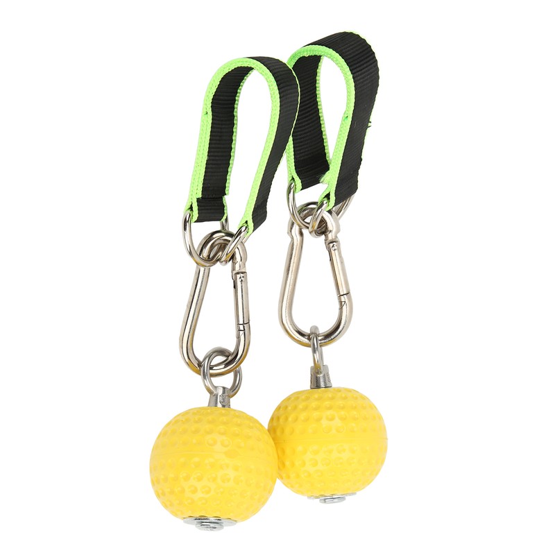 Climbing Pull Up Hand Grips Ball Set with Webbing Buckle