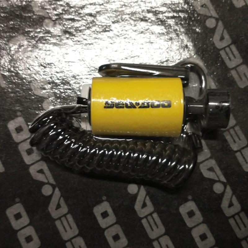 Sea-Doo New OEM, Floating Safety Lanyard Ignition Cap Key Stop