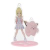 Pokemon Center Original Acrylic Stand Keychain TRAINERS Salon!! Lielie