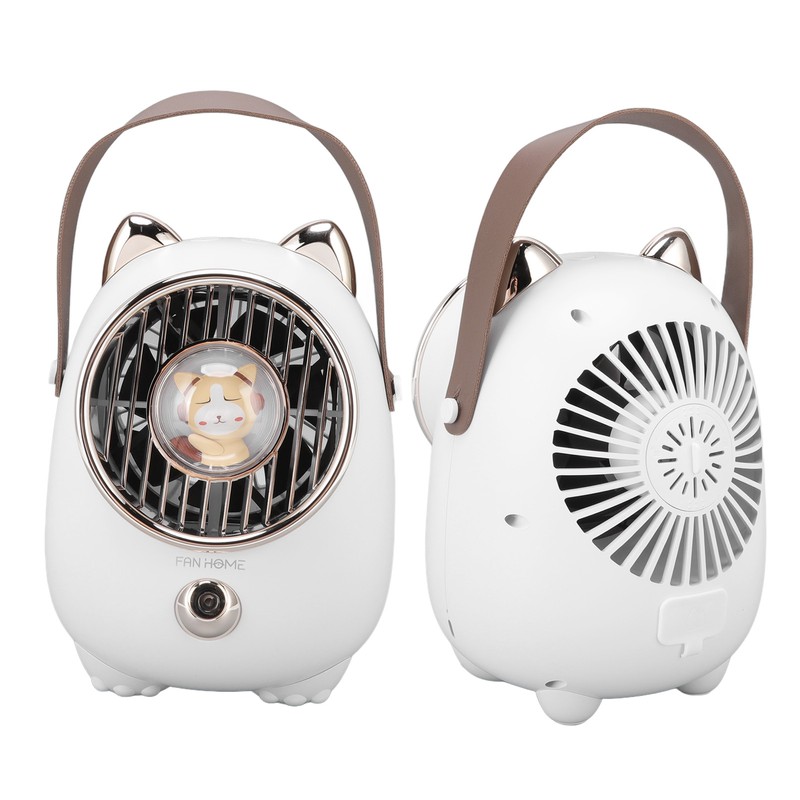 Air Conditioner Fan Multifunctional Portable 350ml Humidifying Spray Usb Rechargeable