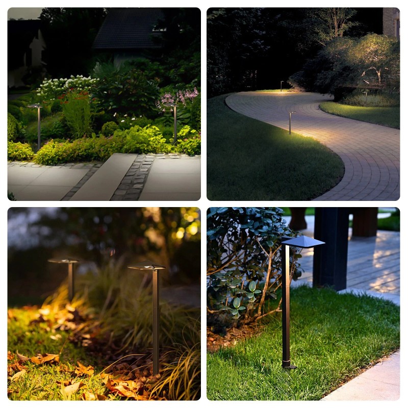 EDISHINE 4 Pack Low Voltage Landscape Lights, 3W 230LM 3000K