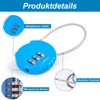 Luggage Locks, Pack of 5 Suitcase Locks, Combination Lock with