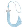 Endea Graduation Single Color Tassel with Silver Date Drop (Light