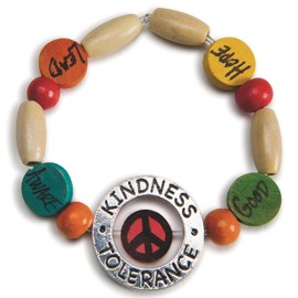 S&S Worldwide Kindness Bracelet Craft Kit (Pack of 24)