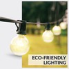 Newhouse Lighting G40LED25 25 Pack LED Clear Globe Outdoor String