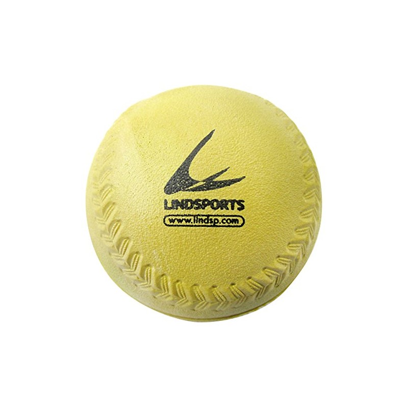 LINDSPORTS Soft Softball No. 3, Yellow, 12 Balls (1 Dozen)