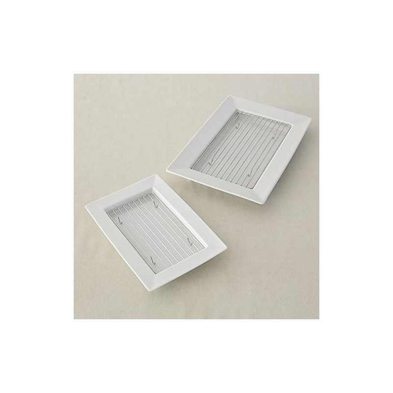 netted rim tray mini