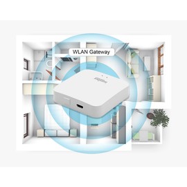 Luminea Home Control Plant Soil Moisture & Temperature Sensor with WiFi Gateway & App