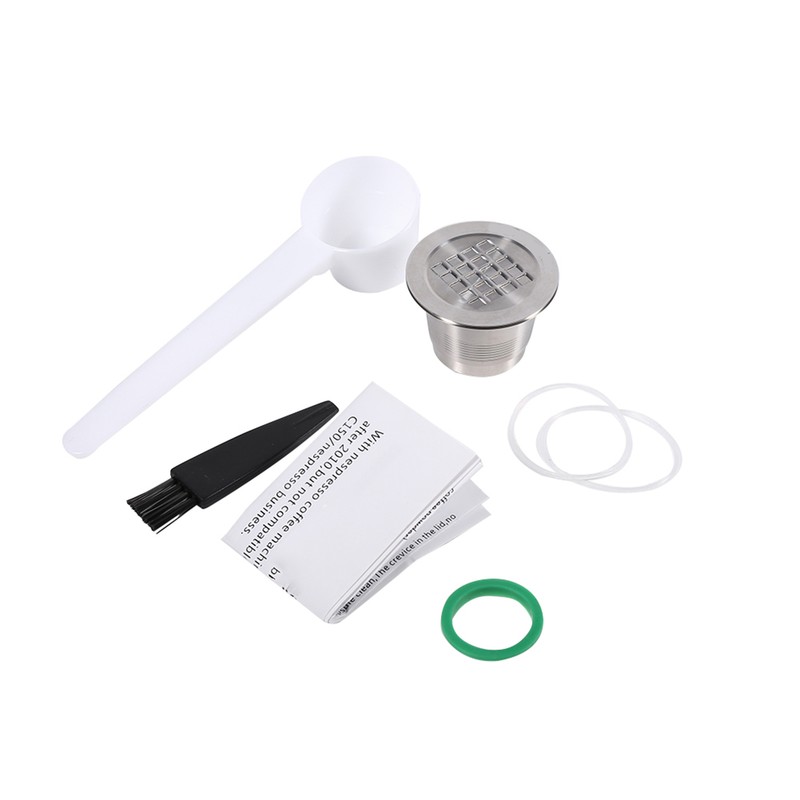 Stainless Steel Refillable Reusable Coffee Capsule for Nespresso Machine (Thread