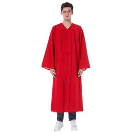 Grad HAGO Unisex Matte Choir Robe for Church baptism robes for water baptism,Graduation Gown Judge Pastor Robes