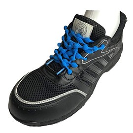 COCOS Nobuoka CW-01 Men's Shoelaces, Caterapi Works Elastic No Tie Shoelaces, 29.5 inches (75 cm), blue