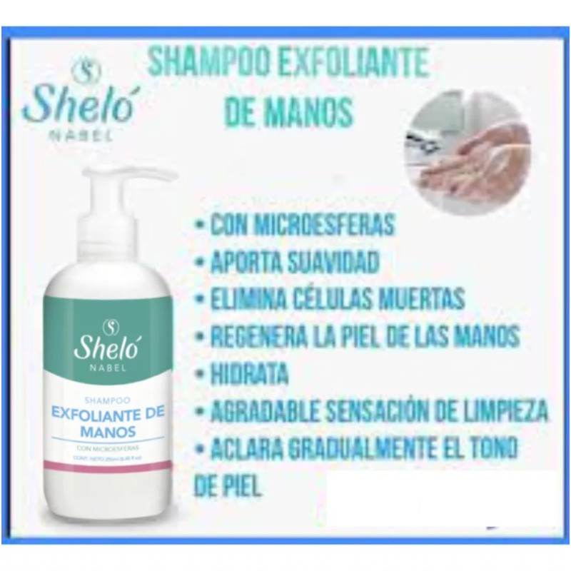 Sheló Nabel Jabon Para Manos Sabila Y Exfoliante De Manos,