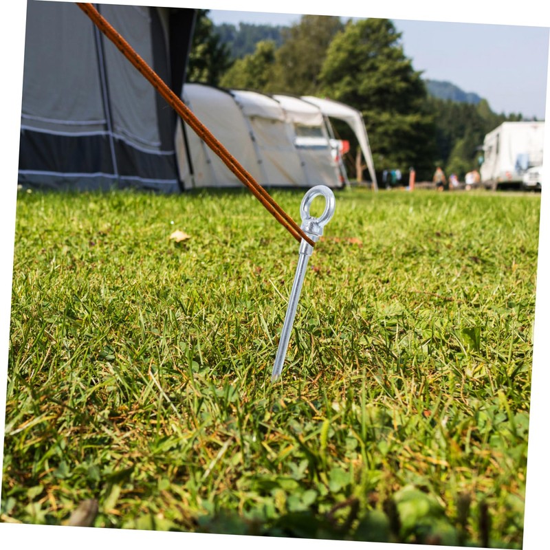 Sosoport 2pcs Heavy Duty Tent Stakes Extra Tent Pegs for