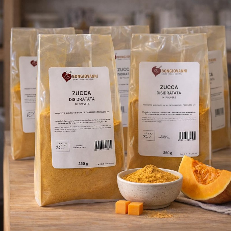 BONGIOVANNI FARINE E BONTA' NATURALI Zucca disidratata in polvere 250g