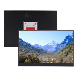 12 Inch Portable Laptop Display Screen, 1920x1200 185PPI RGB 60Hz Mini Display Speaker Double Screen Expansion for PC, OS X, Switch