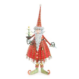 MACKENZIE-CHILDS Patience Brewster Dash Away Figurine, Holiday Decor, Dashing Santa