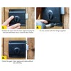 Rim Surface Lock Black 4 x 3" Press Lock Pattern