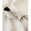 VINGTAINE H7816-BE- Barrette Ribbon, Satin, Simple, Hair Clip, Hair Accessory,