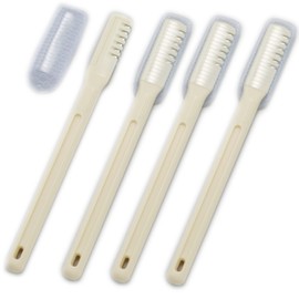 Fujiwa Sangyo Nose Hair Cutter, Easy, Safe, Simply Turn, Women's, Men's, Water Wash, Made in Japan, Portable, Convenient, Manual, Set of 4