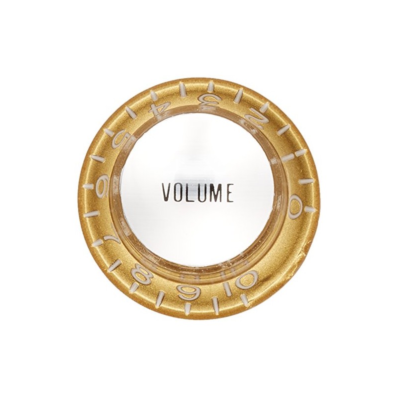 SCUD Hat Knob, Metal Top, Volume, Millimeter Gold/Silver Cap KG-130VS