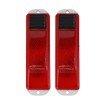2 PCS Solar Warning Light 200mAh Light Control Waterproof Barricade