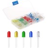 TAORAYO Light Emitting Diode, Electronic Component Light, Transparent LED Set,