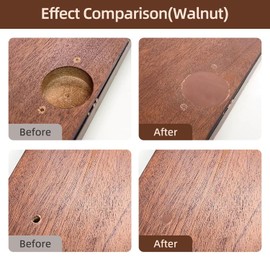 Boncart 32oz Wood Filler Putty - Walnut Paintable Furniture Repair Kit for Quickly Fixing Broken and Defective Wooden Items, MQNZ-09