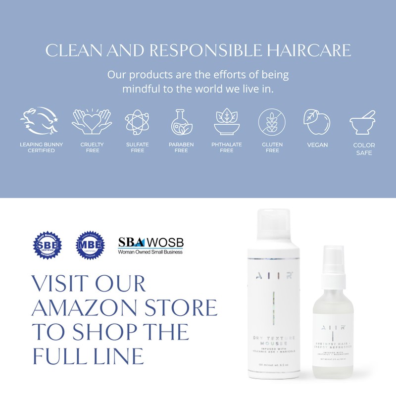 AIIR Dry Texture Mousse - Volumizing & Thickening Mousse, Blowout
