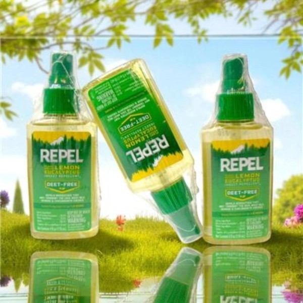 Genaric (Lot of 3) Repel Plant-Based Insect & Mosquito Repellent