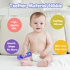 ERSIHUA 3Pcs Silicone Teething Toys, Remote Control Shape Teethers for