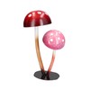 Iron Mushroom Ornament Waterproof Courtyard Balcony Decoration for Gardening Outdoor
