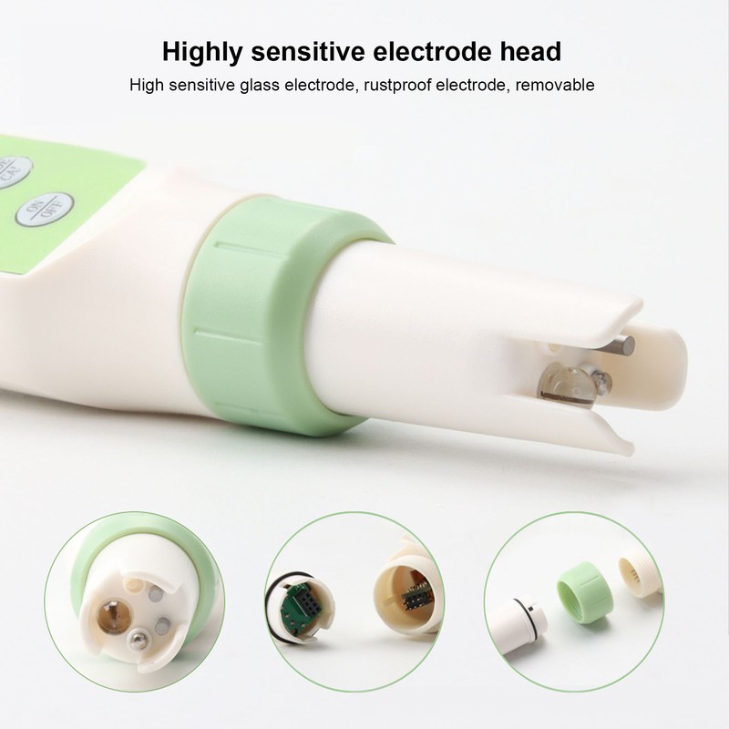 3 in 1 TDS PH Temperature Meter High Accuracy Backlit