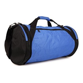 NuFazes 18" Compact Round Duffel Traveling Bag, Sports Gym Bag (Roll Duffle Bag)