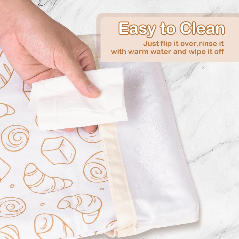 LAKE OF FIRE Bread Bags, 2 Reusable TPU Food Storage