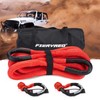 FieryRed Kinetic Recovery Rope Kit with 2 Soft Shackles, 7/8