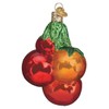 Old World Christmas Tomatoes ON Vine Ornamento, Rojo Maduro