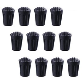 Nanxin 12 pieces rubber buffer for hiking poles trekking poles for asphalt walking poles accessories