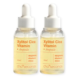 seconds Ultra Second Cica Moisturizing Ampoule 30ml 2pcs Moisture Soothing Cooling Hypoallergenic Serum Whitening Wrinkle Improvement / 초세컨즈 시카 보습 앰플 30ml 2개 수분 진정 쿨링 저자극 세럼 미백 주름개선