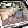 Lacut Car Trunk Mat, Red Retro, 29" x 39"