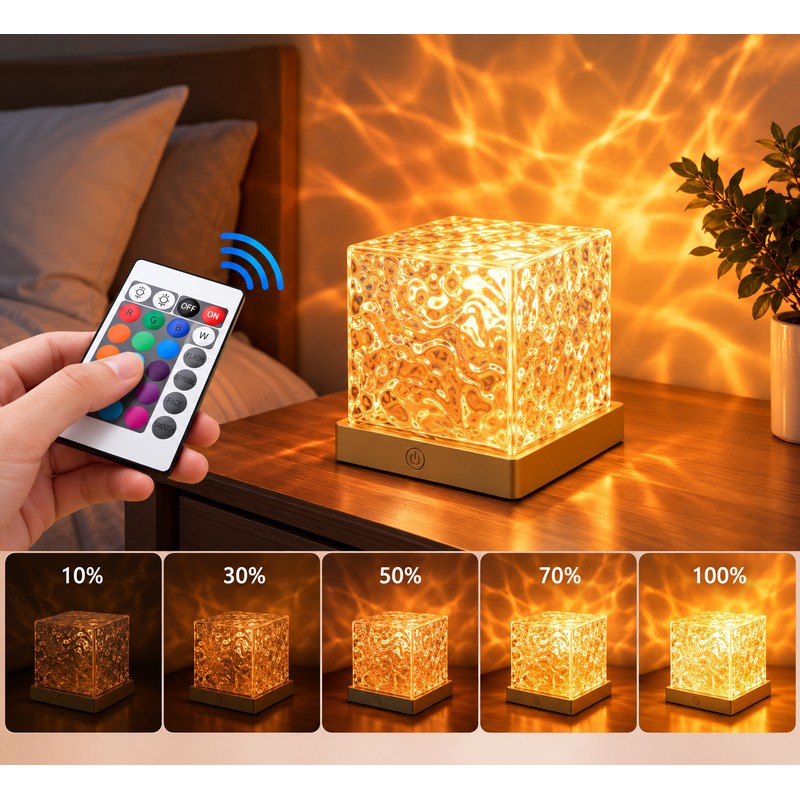 RGB Water Ripple Projector Light for Ambient Lighting – 16