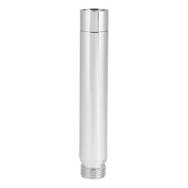 Shower Head Extension Arm, Shower Head Extension Tube - Lowers Existing, Durable Shower Pipe Extension for the Bathroom, Made of Solid Metal, Stainless Steel (4 Inches, Brushed Nickel)