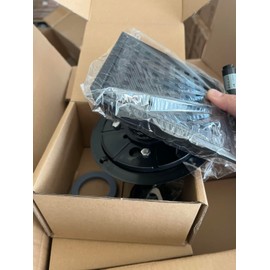 6 Inch Square Shower Drain for Bathroom Floor, Black Shower Drain with Flange, SUS 304 Stainless Steel Floor Drain with Quadrato Pattern and Removable Grate, Durable and Stylish Design