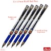 ELKOS BLUE Ballpoint Pens, 1.0mm Medium Point, Pack of 5,
