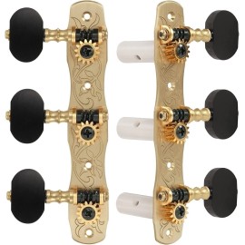 Gotoh Classical Guitar Tuners, with Ebony Knobs