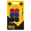 IDENA 377026 Magnets, Set of 6, Diameter, 2 blau |