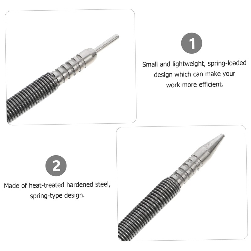 KONTONTY 2pcs Spring Nail Hinge Pin Removal Tool Pin Punch